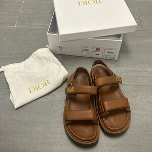 Dior Dioract Sandal lambskin golden